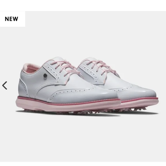 NWT Women's White and Pink Golf Shoes size7 - Picture 2 of 4